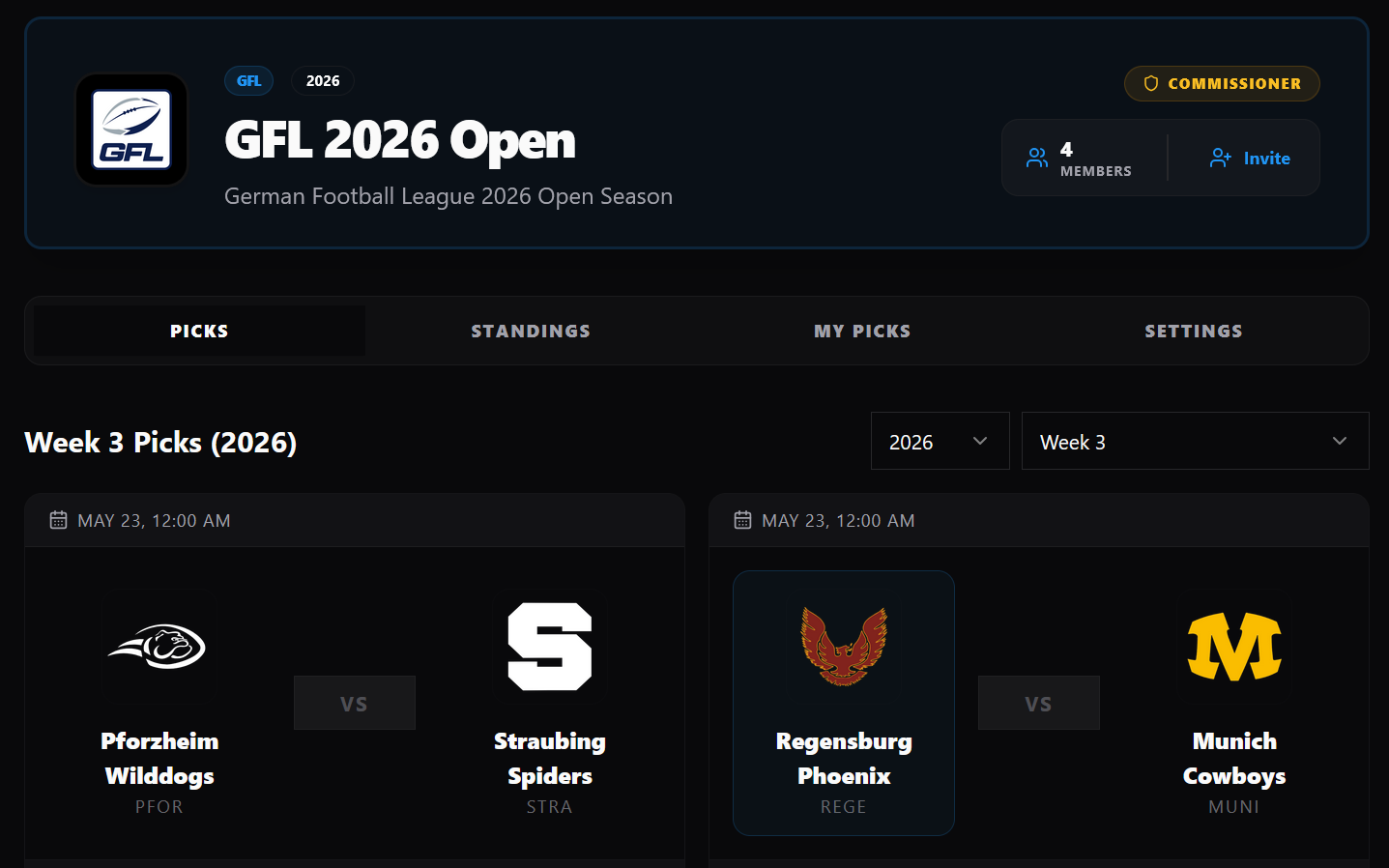 Matchpicks: Sports Picking Platform